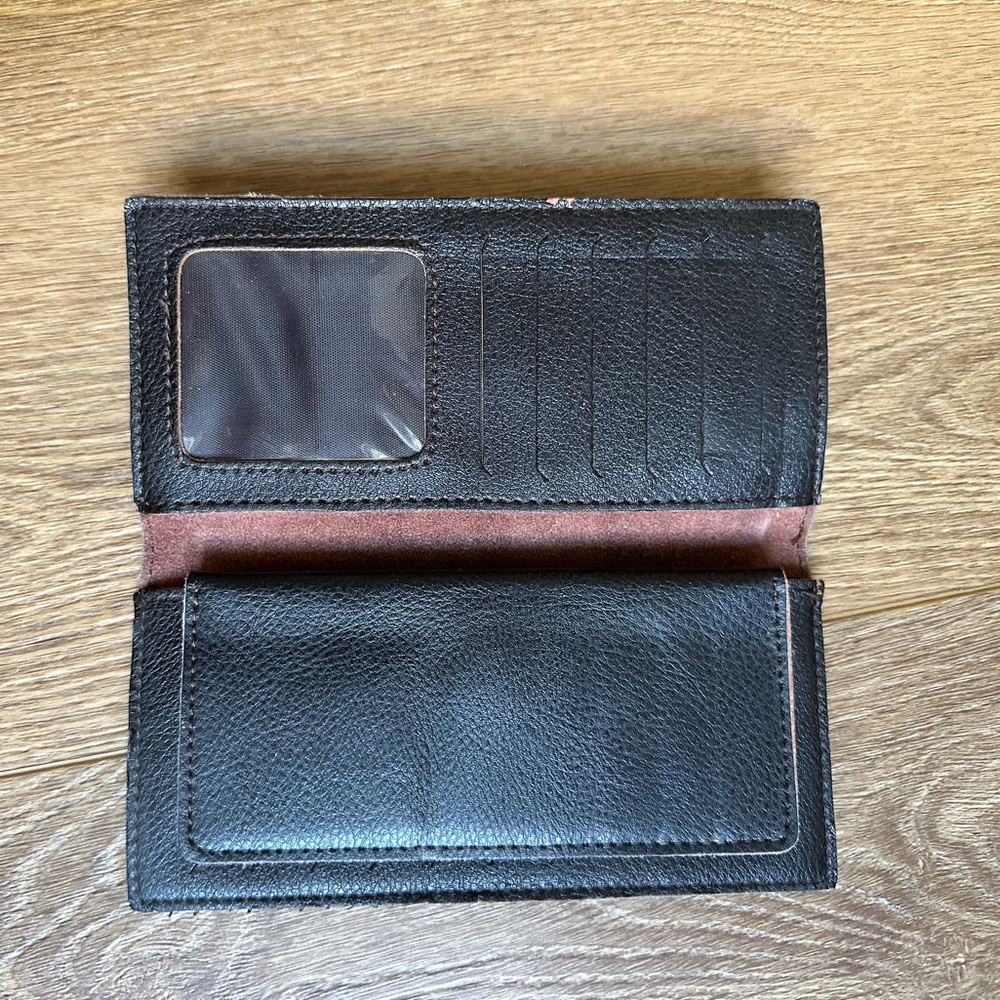 Giorgio Armani Chocolate Brown Leather Card Holder - Picture 3 of 8